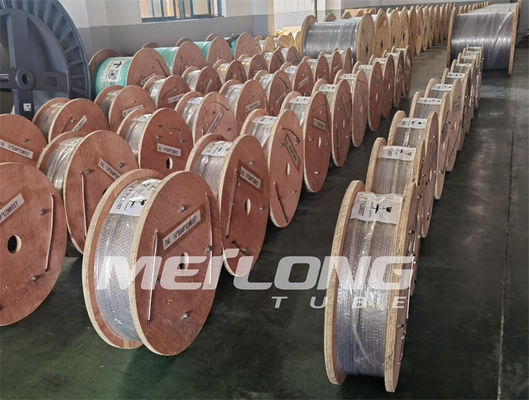 NACE MR0175 316L Jalur Kontrol Hidraulik Tabung Kapiler Stainless Steel Mulus
