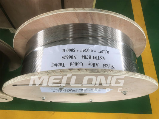 Jalur Kontrol Hidraulik SS316L Tabung Kapiler Stainless Steel yang Digambar Ulang Mulus