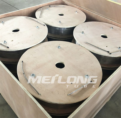 SS316L Garis Kapiler Tabung Melingkar Tekanan Meledak Tinggi Inconel 625