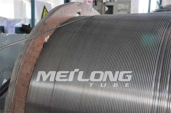 SS316L Garis Kapiler Tabung Melingkar Tekanan Meledak Tinggi Inconel 625