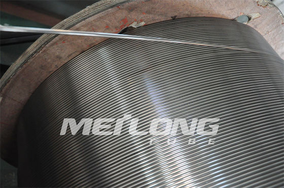 Jalur Kontrol Hidraulik SS316L Tabung Melingkar Baja Tahan Karat Tarik Tinggi
