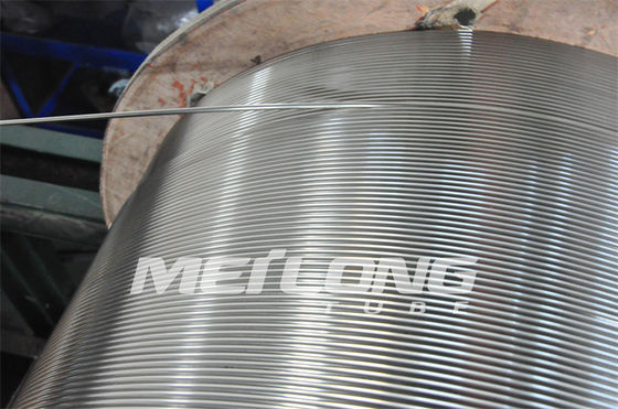 Dupleks 2205 Tabung Saluran Kontrol Tabung Melingkar Stainless Steel 3/8 ''OD X 0,049'' WT