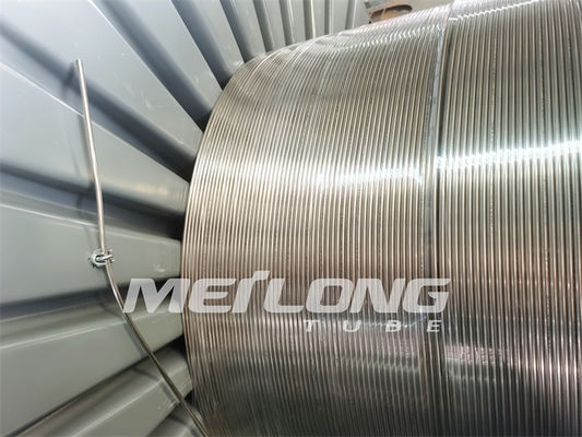 3/8 '' OD X 0,049 '' WT Kapiler Coiled Tubing Duplex 2205 Stainless Steel Untuk Sumur Gas