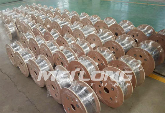 3/8 '' OD X 0,049 '' WT Kapiler Coiled Tubing Duplex 2205 Stainless Steel Untuk Sumur Gas
