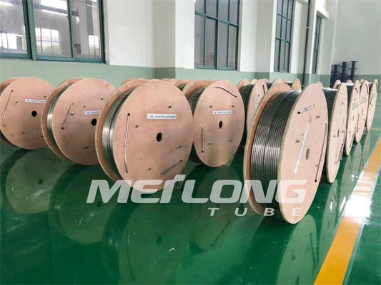 Saluran Hidraulik Tabung Kapiler Tekanan Tinggi Jalur Kontrol Terenkapsulasi AISI SS316L