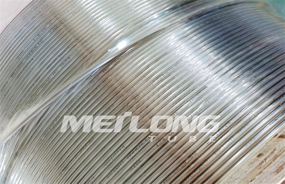 Jalur Kontrol Hidraulik Tabung Melingkar Stainless Steel Dupleks 2205 UNS S32205