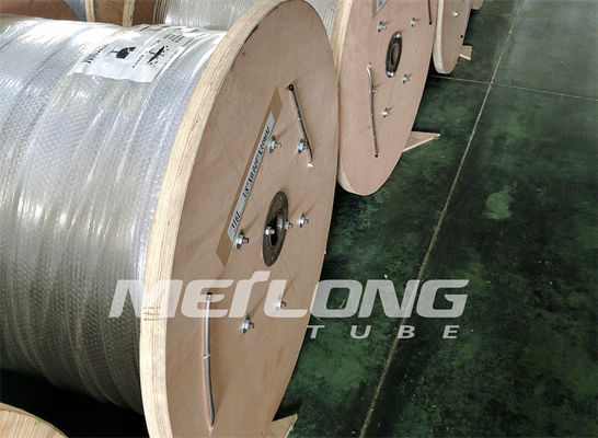 ASTM B704 Nikel Alloy Tubing Incoloy 825 Jalur Injeksi Kimia Tarik Tinggi