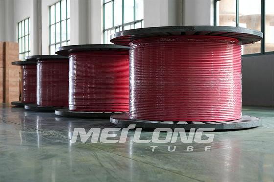 Uns S32205 Stainless Coil Tubing Duplex 2205 TPV Kontrol Terenkapsulasi