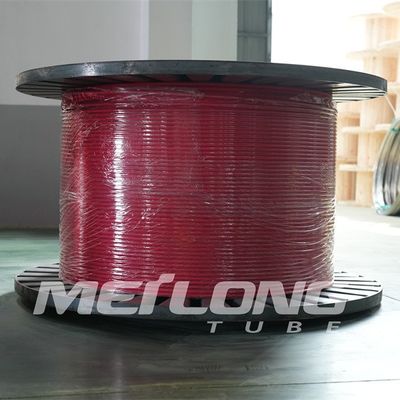 Dupleks 2205 Jalur Kontrol Terenkapsulasi Santoprene TPV 1/2 '' OD X 0,065 '' WT