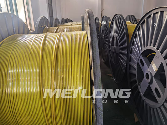 UNS S32750 Tabung Kapiler Tekanan Tinggi Duplex 2507 Teflon FEP Line Tabung Kapiler