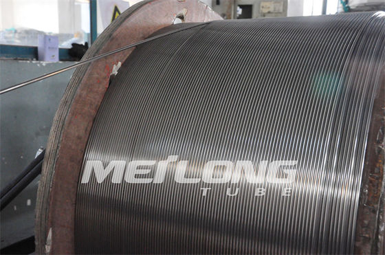 Jalur Kontrol Hidraulik ISO15156 3/8 '' OD X 0,065 '' Jalur Injeksi Kimia WT
