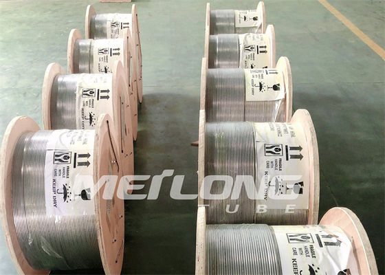 Inconel 625 Capillary Coiled Tubing Injection Line ss tabung kapiler untuk Sumur Panas Bumi