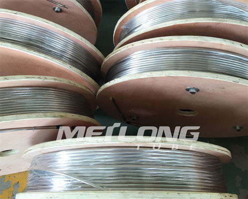 ASTM B423 Control Line Tubing Incoloy 825 Jalur Kontrol Hidraulik Untuk Sumur Gas