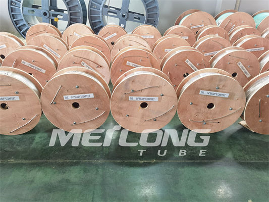 NACE MR0175 316L Jalur Kontrol Hidraulik Tabung Kapiler Stainless Steel Mulus
