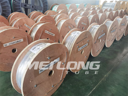 NACE MR0175 316L Jalur Kontrol Hidraulik Tabung Kapiler Stainless Steel Mulus
