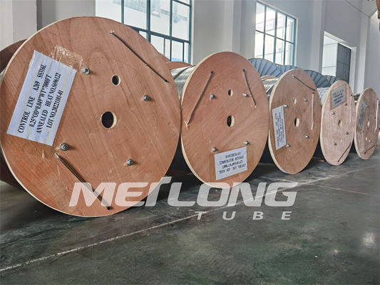 0,035psi Incoloy 825 Tabung Melingkar Stainless Steel 12000M Tabung Melingkar Kapiler