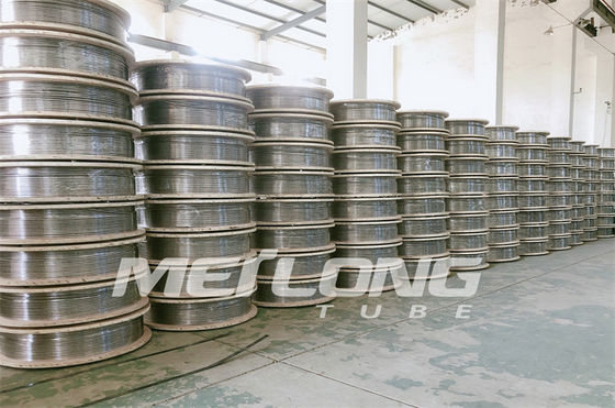 ASTM B704 Ferrule Fittings Control Line Tubing Annealing Jalur Injeksi Kimia