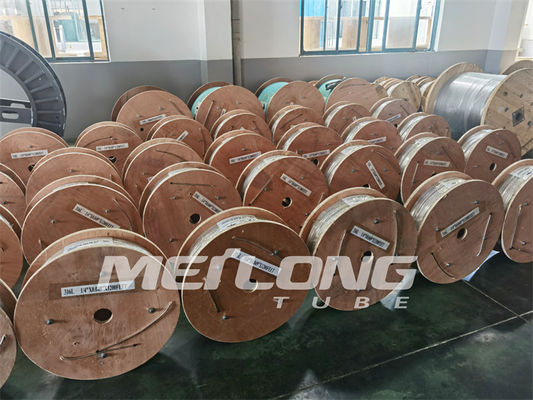 Tabung Melingkar Kapiler SS316L ASTM A269 3 8 Kumparan Tabung Baja Tahan Karat