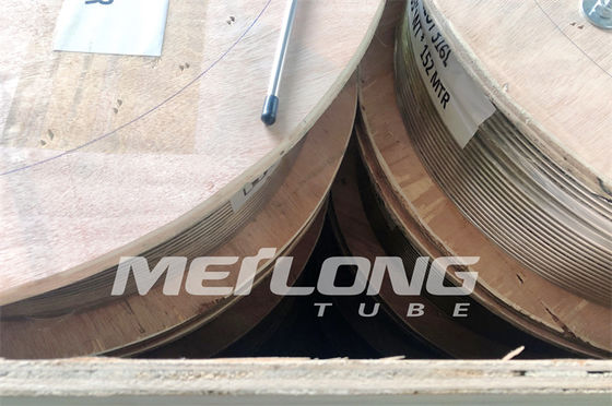 Duplex Tubing Melingkar Kapiler Pemanjangan Tinggi 2205 3 4 Coil Tubing Stainless Steel