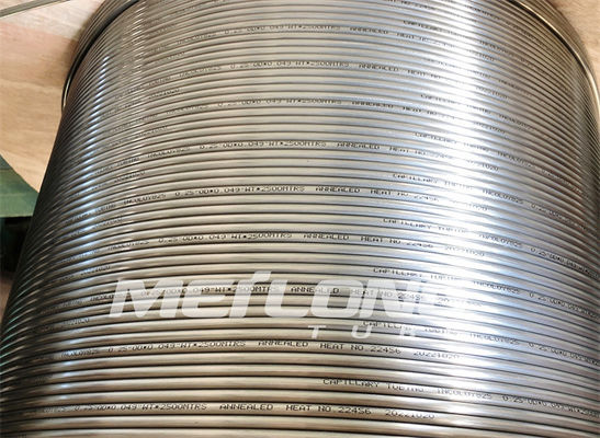 Tabung Melingkar Stainless Steel ASTM A269 316L Untuk Lubang Bawah
