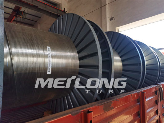 Tabung Melingkar Stainless Steel Kapiler 10000psi Tabung Kapiler Stainless Panjang Terus Menerus