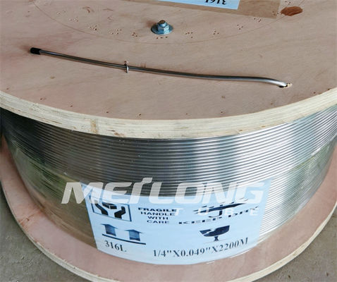 Tabung Melingkar Stainless Steel Duplex 2205 Kapiler Stainless Steel 10000Psi