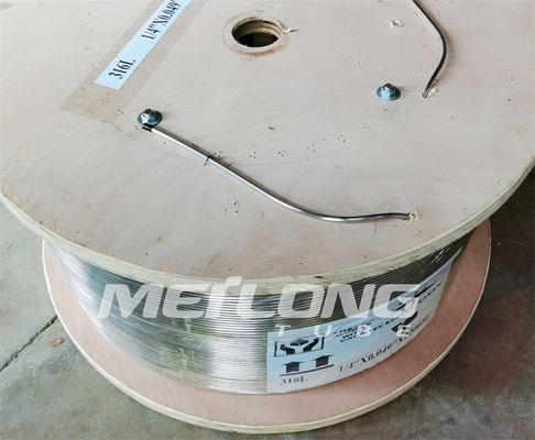 Tabung Melingkar Stainless Steel Duplex 2205 Kapiler Stainless Steel 10000Psi