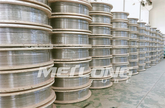Tabung Kapiler Stainless ASTM Tabung Kapiler Stainless 12000M Anil Dengan Fitting Ferrule