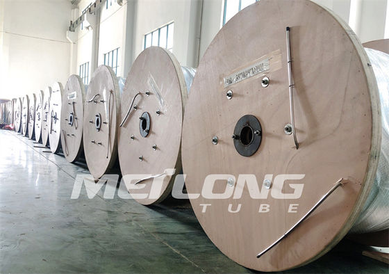 Tabung Kapiler Tekanan Tinggi Sektor Gas Tabung Melingkar Stainless Steel Anil