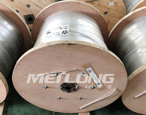 Tabung Kapiler Tekanan Tinggi Sektor Gas Tabung Melingkar Stainless Steel Anil