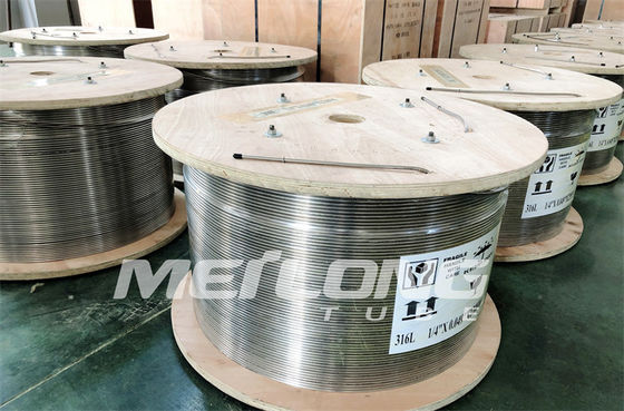 ASTM A789 SS Hidrolik Tubing Ferrule Fittings Jalur Injeksi Kimia Teruji Hidrostatik