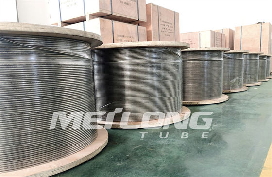 Tabung Melingkar Kapiler Hidraulik SS 316L 10000Psi 3 8 Kumparan Baja Tahan Karat