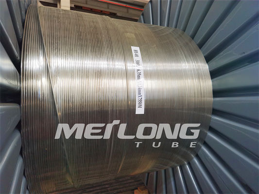 Coil Tubing Stainless Steel Tabung Hidrolik SS Tekanan Tinggi 1 2 Untuk Lubang Bawah