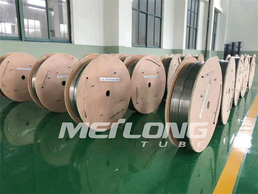 Duplex 2507 Jalur Injeksi Kimia 1 2 Tabung Hidraulik Stainless Steel Untuk Lubang Bawah