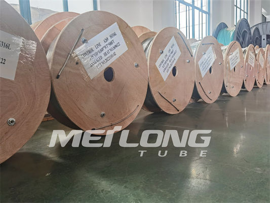 Duplex 2205 SS Jalur Kontrol Tabung Hidraulik Tabung Kapiler Tipis Untuk Lubang Bawah